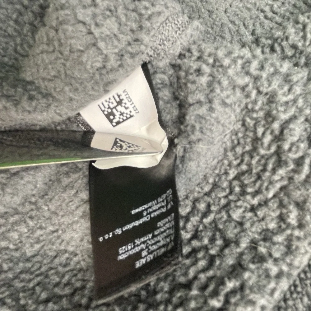 THE NORTH FACE 1/2 Zip Fleece Sz M Waffle Knit Sweater Pullover‎ Mock Neck Gray